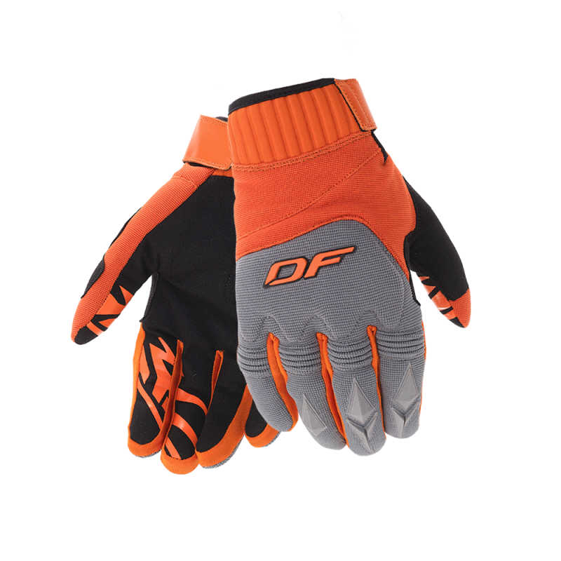 Перчатки Dragonfly Enduro gray-orange-black