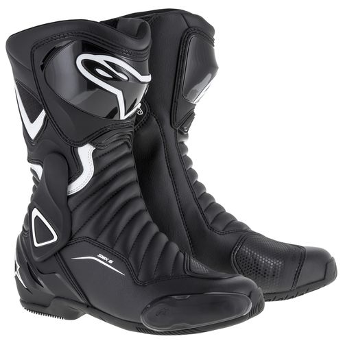 Женские мотоботы Alpinestars Stella SMX 6 V2, черно-белый