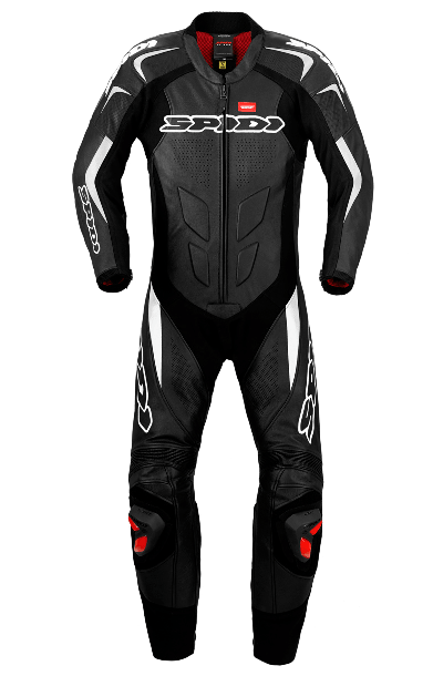 Кожаный мотокомбинезон Spidi Supersport Wind Pro Black/White