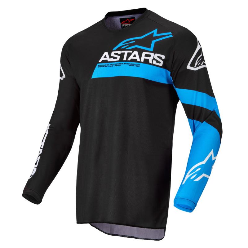 Джерси Alpinestars Fluid Chaser 2022 черно-голубой