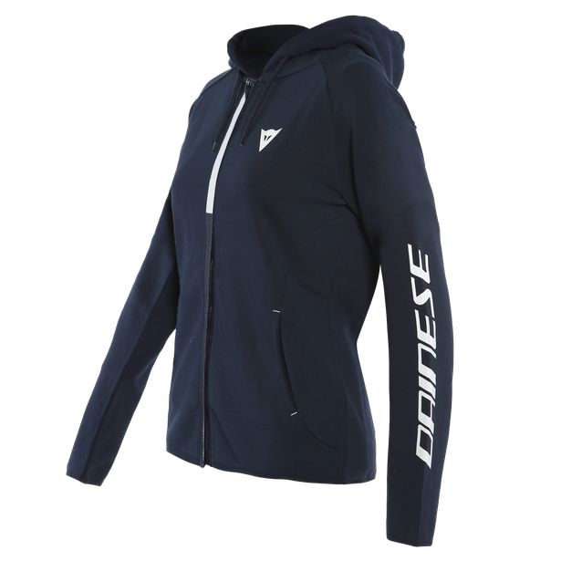 Толстовка женская Dainese Paddock Lady Black-Iris/White