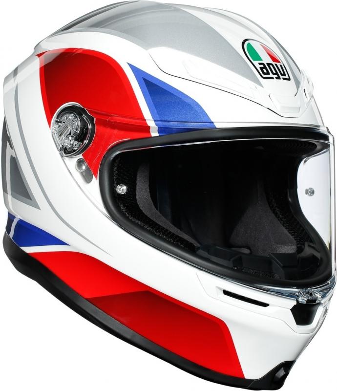 Шлем AGV K-6 Multi Hyphen White/Red/Blue