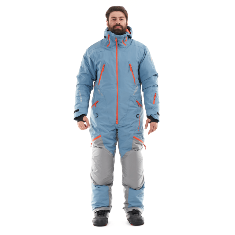 Комбинезон снегоходный Dragonfly Extreme MAN Blue-Grey Утепленный