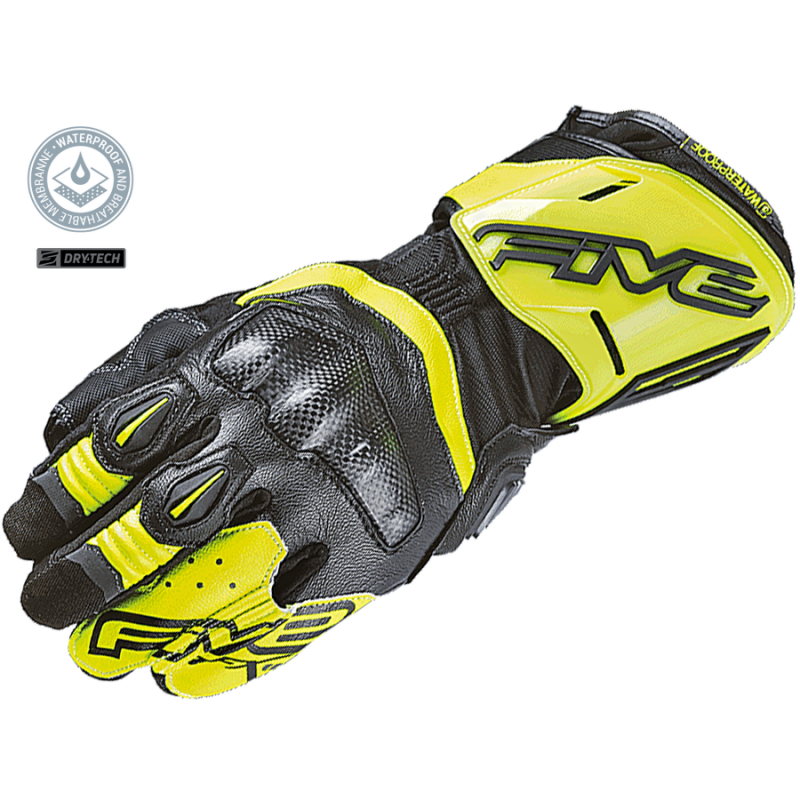 Мотоперчатки Five RFX WP black-fluo yellow
