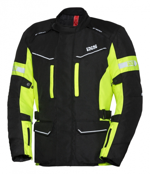 Мотокуртка текстильная IXS Tour Jacke Evans ST чёрный/жёлтый