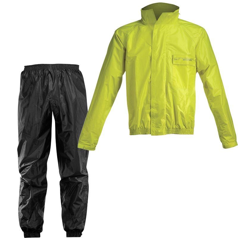 Дождевик раздельный Acerbis Logo Rain Suit черный-желтый