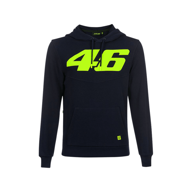 VR46 Худи Core large сине-салатовое