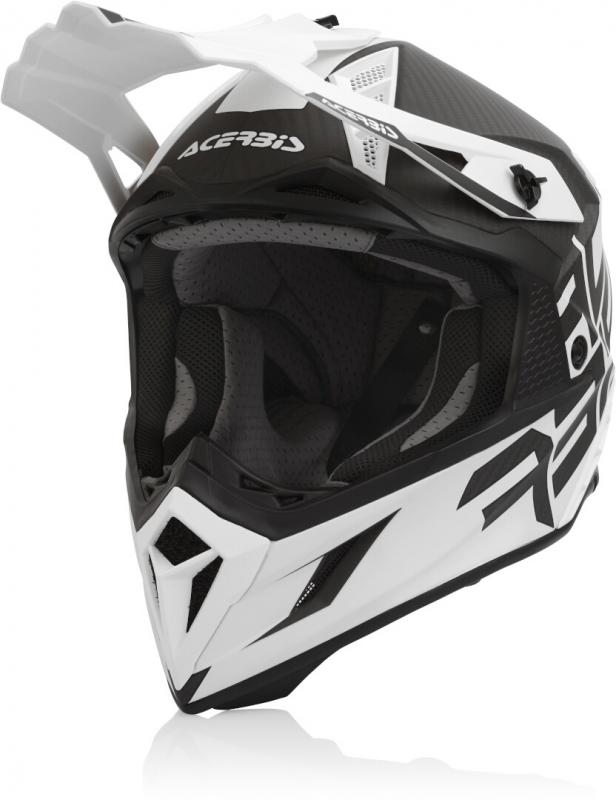 Шлем Acerbis Steel Carbon White/Black