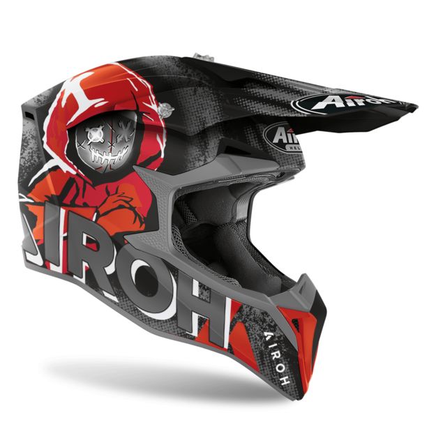 Шлем кроссовый Airoh Wraap Alien Red