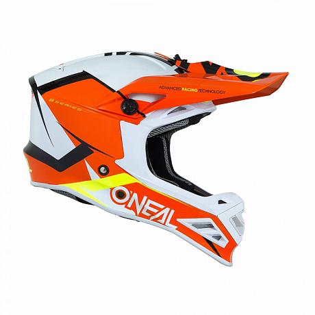 Кроссовый шлем Oneal 8series Blizzard оранжевый