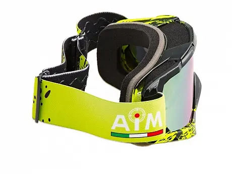 Кроссовые очки AIM PRO 157-600 Черно-желтые