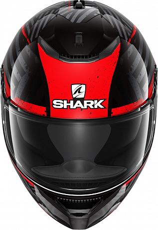 Шлем интеграл Shark Spartan 1.2 Kobrak черно-красный