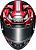 Шлем интеграл Shoei X-Spirit III Aerodyne Красно-черно-белый