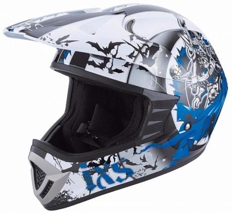 Кроссовый шлем IXS HX276 Sword сине-белый