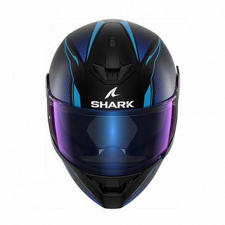 Мотошлем SHARK D-SKWAL 2 CADIUM Черный Матовый/Фиолетовый