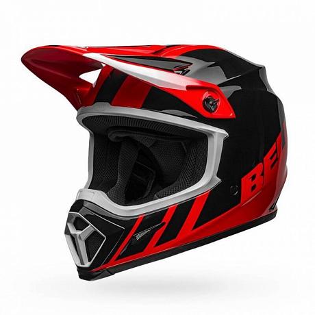 Кроссовый Шлем Bell MX-9 Mips Dash Gloss red/black