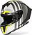  Шлем AIROH GP550 S Skyline, Желто-Черно-Серый Матовый L