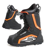 Ботинки снегоходные Sweep Snowcore EVO R, черно-оранжевые