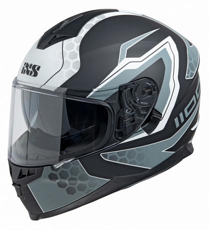 Шлем интеграл IXS HX 1100 2.2, Черный матовый XS
