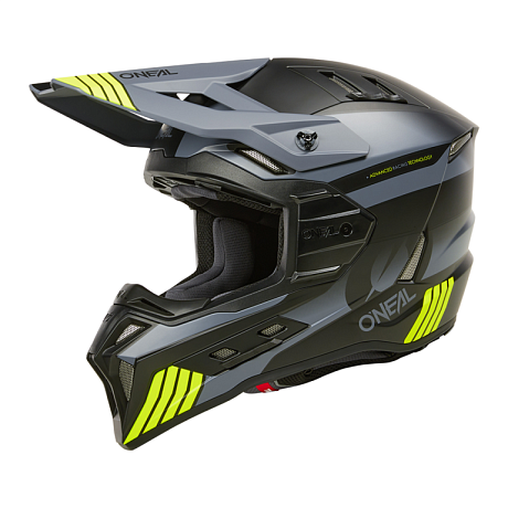 Кроссовый шлем Oneal EX-SRS Hitch V.24 желтый/черный L