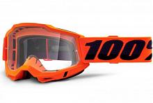 Кроссовые очки 100% Accuri 2 Goggle Orange/Clear
