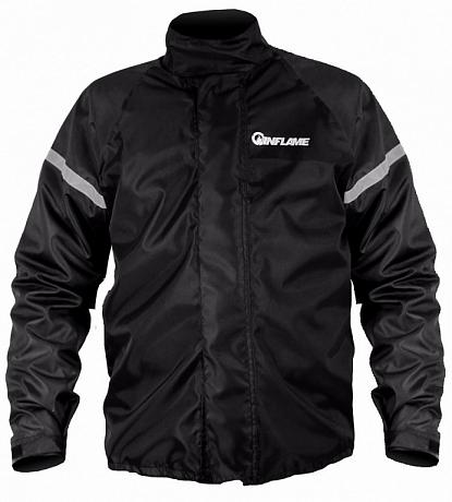 Куртка дождевика Inflame Rain Classic, цвет черный 2XS