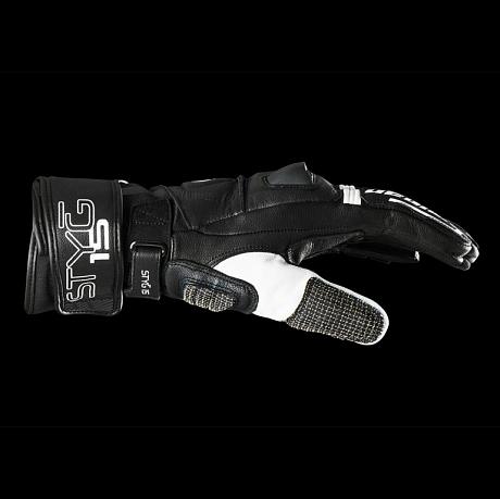 Перчатки кожаные Furygan Styg 15 Черный/Белый S