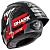 Шлем интеграл Shark RACE-R PRO GP 06 REPLICA ZARCO WINTER TEST Black/Chrome/Red M