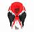 Шлем кроссовый MT Falcon Weston MX802, Gloss Pearl Red