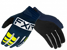 Перчатки FXR MX Prime MX Glove 22 Midnight/White/Yellow