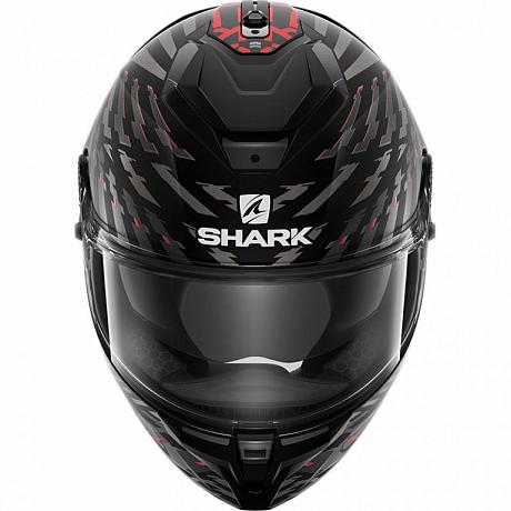 Мотошлем интеграл Shark Spartan Gt E-Brake черный-серый-красный