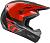 Шлем кроссовый Fly Racing KINETIC Straight Edge красный/черный/серый