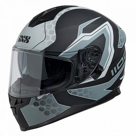 Шлем интеграл IXS HX 1100 2.2, Черный/Серый
