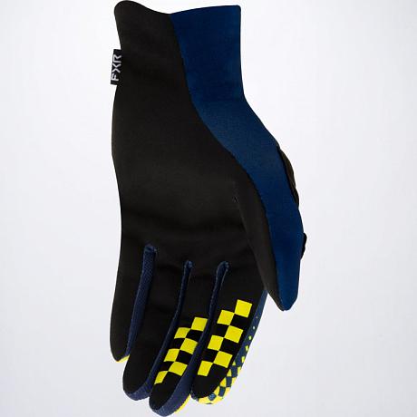 Перчатки FXR MX Pro-Fit Lite MX Glove 22 Midnight/White/Yellow S