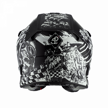 Кроссовый шлем Oneal 5Series Rider черный/белый матовый S