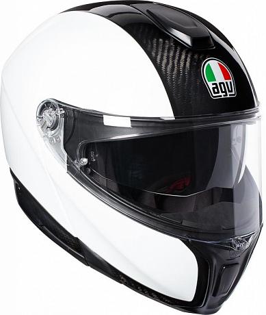 Шлем AGV Sportmodular Mono Carbon/white