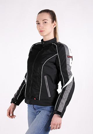 Куртка женская текстиль Inflame Glacial Серый/Черный 2XS