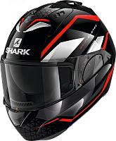 Мотошлем Shark Evo Es Yari черный/красный/серый