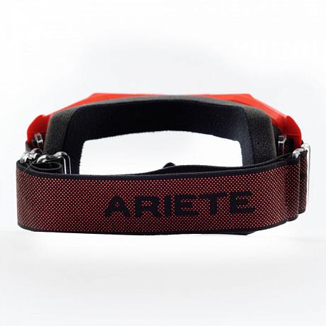Маска кроссовая Ariete 07 Next Gen 2021, красный, прозрачная линза