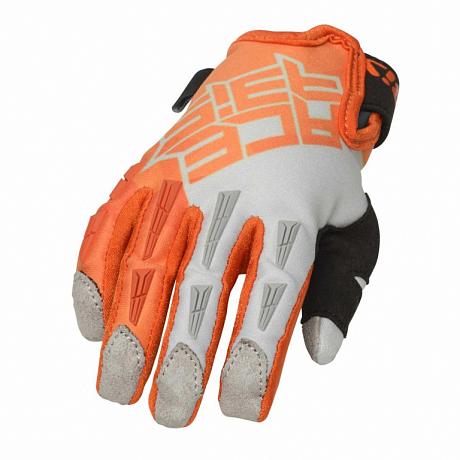 Мотоперчатки детские Acerbis CE MX X-K оранжевый/серый XS
