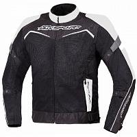 Текстильная куртка AGVSPORT Testilo черно-белая 