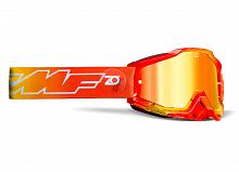 Кроссовые очки 100% FMF Powerbomb Osborne - зеркальная красная линза